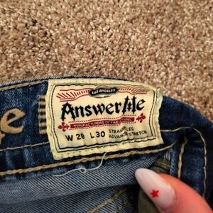 Answer Me American Classics Jeans | High Waisted Straight Leg